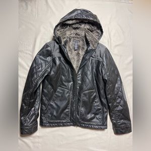 Black Leather Bikers Jacket